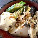 豆腐と夏野菜の冷製梅風味炊き合わせ☆冷たい夏の煮物